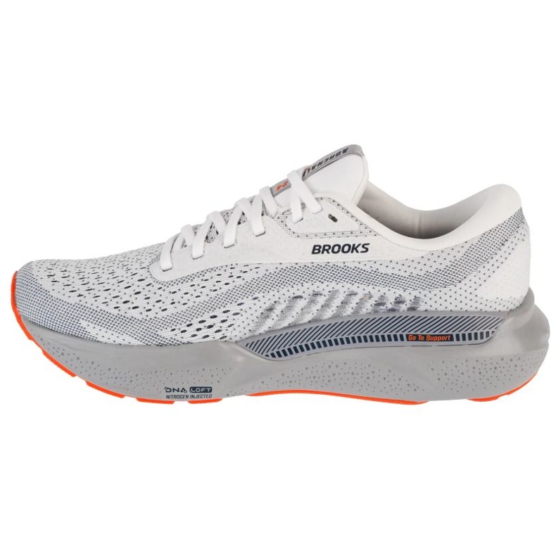 Brooks Adrenaline GTS 24 1104371D129 Tênis de corrida branco 1