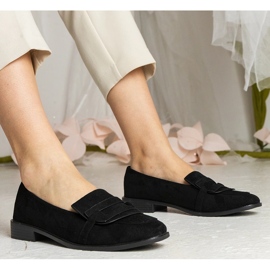 Mocas clássicos das mulheres negras feitas de ekozamsz preto 1