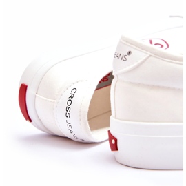 Cross Jeans Tênis feminino de tecido jeans cruzado LL2R4043 branco 2