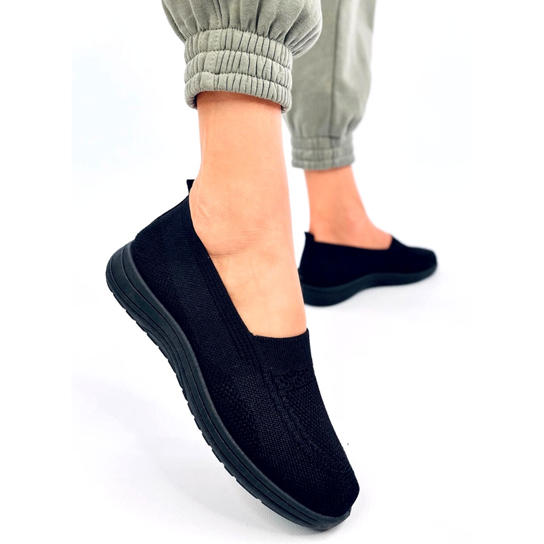 Seastar Tênis de meia feminina todos negros preto 3