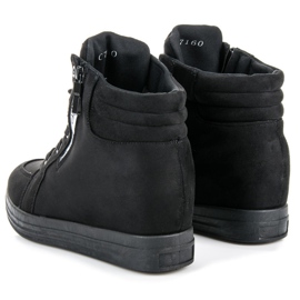 Tênis de camurça preto 2