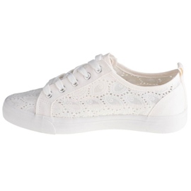 Big Star Grande estrela feminina W274925 tênis de renda branco 4