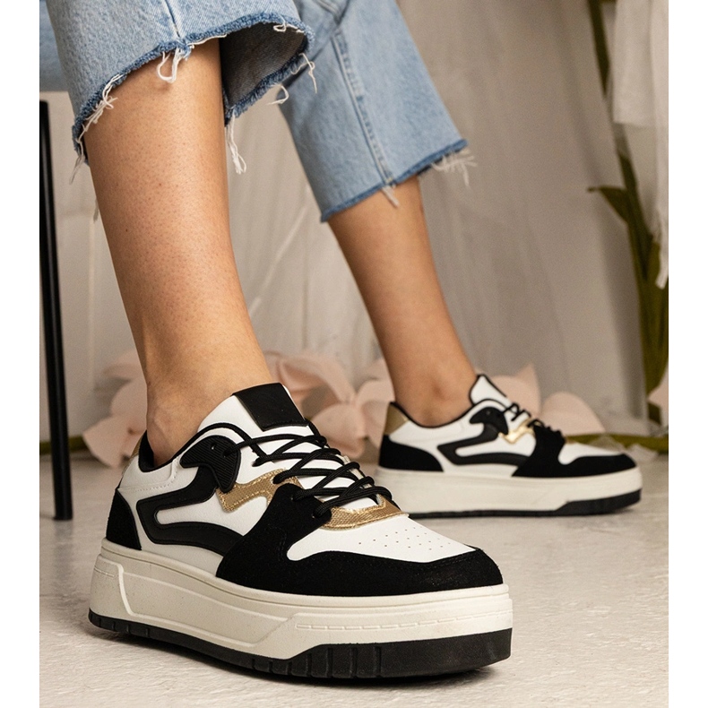 Tênis negros tênis esportivos femininos preto 1