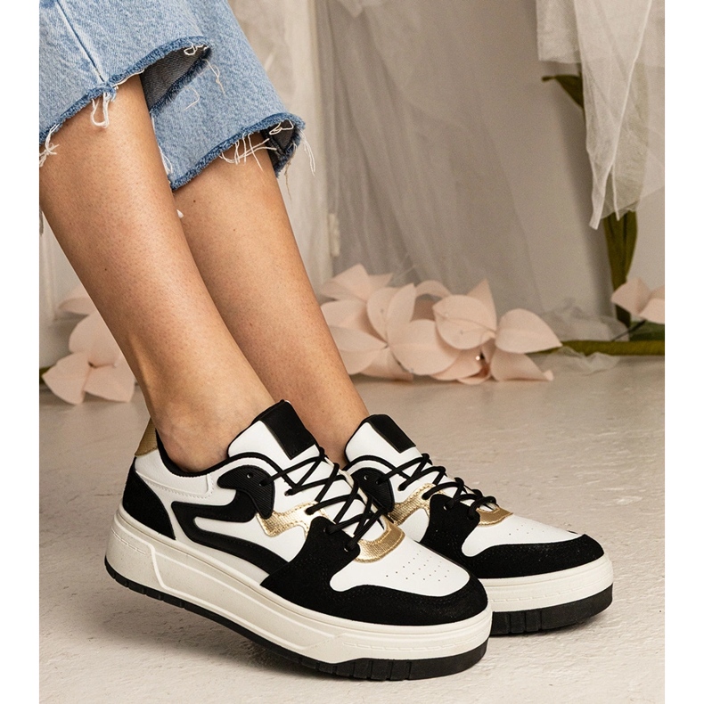 Tênis negros tênis esportivos femininos preto 2