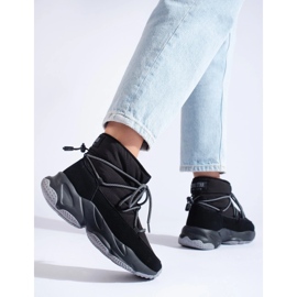 Botas de neve pretas de mulher Big Star KK274274 preto 2