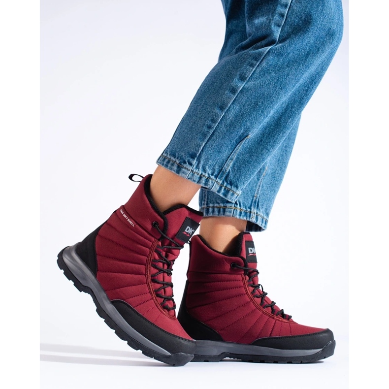 Tênis de trekking feminino DK à prova d'água preto 2