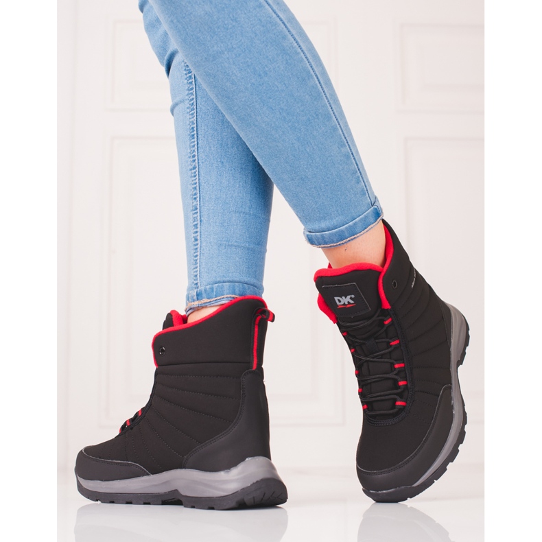 Tênis de trekking feminino DK à prova d'água preto 2