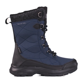 Tênis de trekking feminino com cadarço DK à prova d'água azul 1 Tênis de trekking feminino com cadarço DK à prova d'água azul 1
