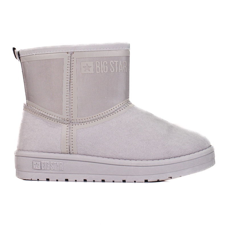 Botas de neve curtas de mulher cinza Big Star KK274613 1