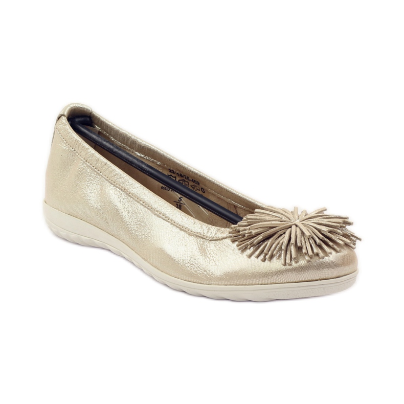 Sapatilhas Caprice para mulher 22116 amarelo 1