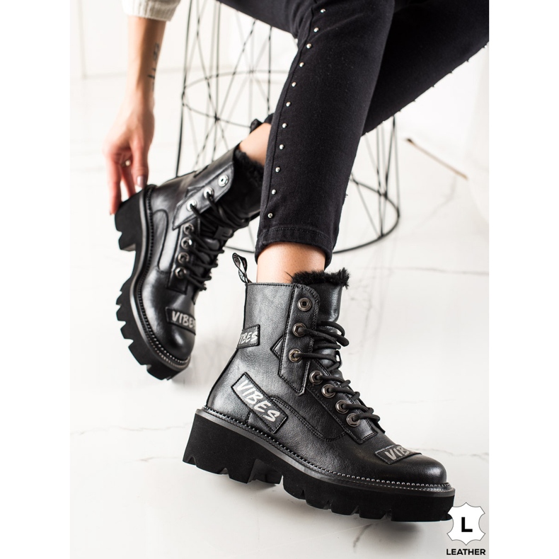 ARTIKER Botas de couro Vibes preto 2