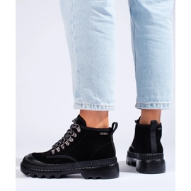 Botas femininas Big Star II274363 906 preto 1