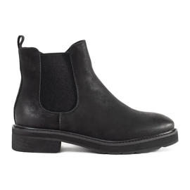 Botas pretas clássicas de Sergio Leone preto 1