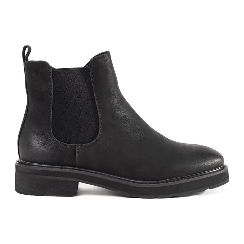 Botas pretas clássicas de Sergio Leone preto 1