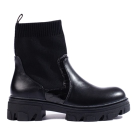 Botas de salto preto 2