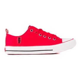 Tênis feminino Big Star JJ274124 vermelho 1