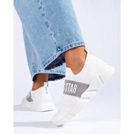Tênis feminino Big Star JJ274297 branco 1