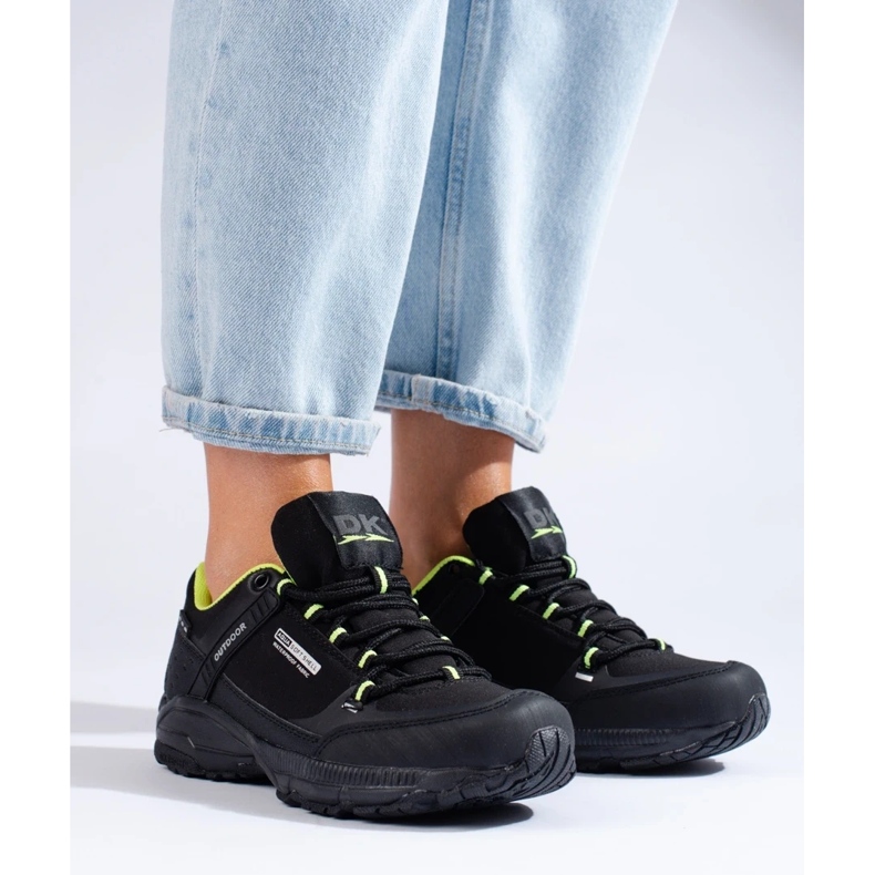 DK Tênis para caminhada ao ar livre preto 2
