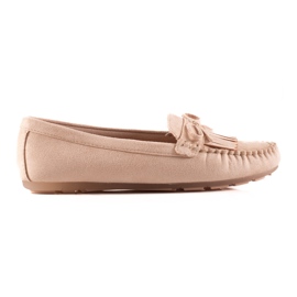 Mocassins Com Arco bege 1
