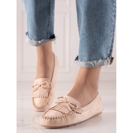 Mocassins Com Arco bege 2