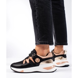 Tênis VINCEZA elegantes preto 1