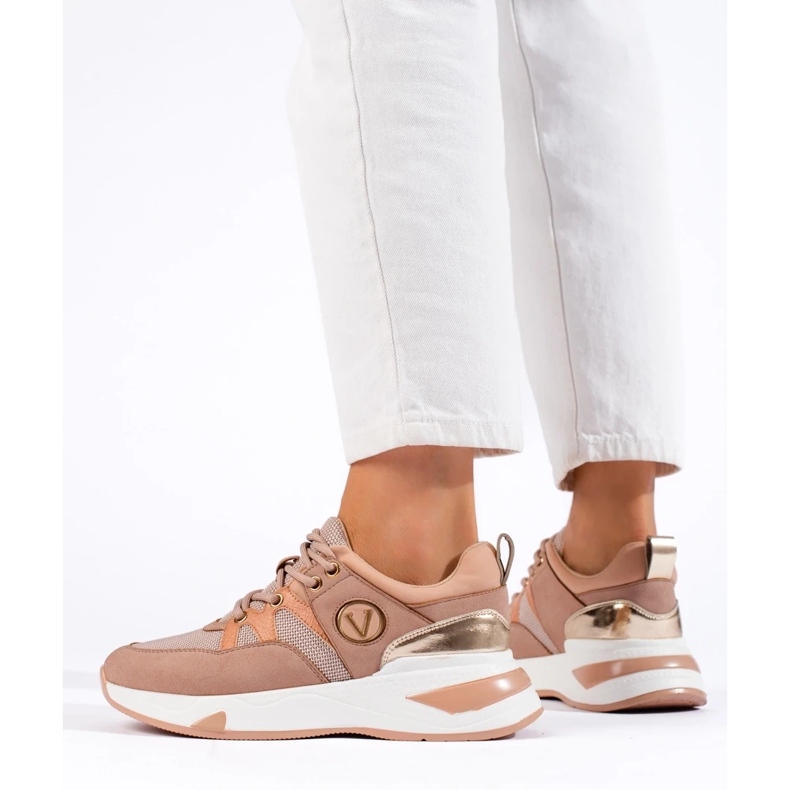 Tênis VINCEZA elegantes rosa 1