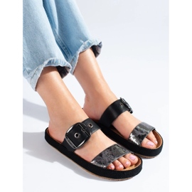 Chinelos femininos Big Star preto 1