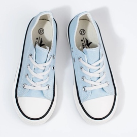 Tênis infantil Vico azul com elásticos 2