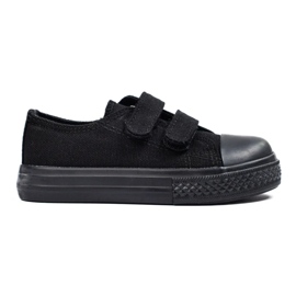 Sapatilhas de criança Vico com fecho de velcro preto 2