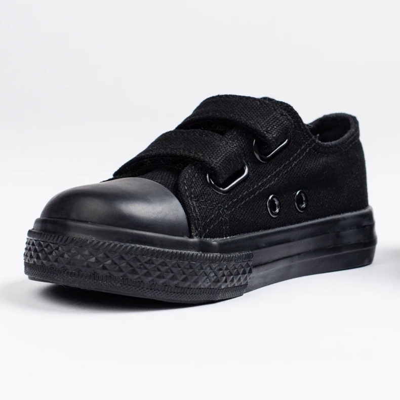 Sapatilhas de criança Vico com fecho de velcro preto 1 Sapatilhas de criança Vico com fecho de velcro preto 1