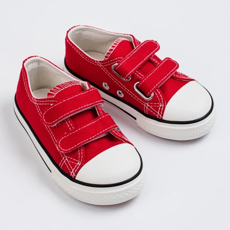 Sapatilhas de criança Vico com fecho de velcro vermelho 2 Sapatilhas de criança Vico com fecho de velcro vermelho 2