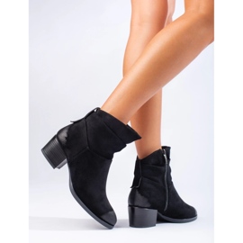 W. Potocki Bota slip-on de mulher Potocki preta preto 2