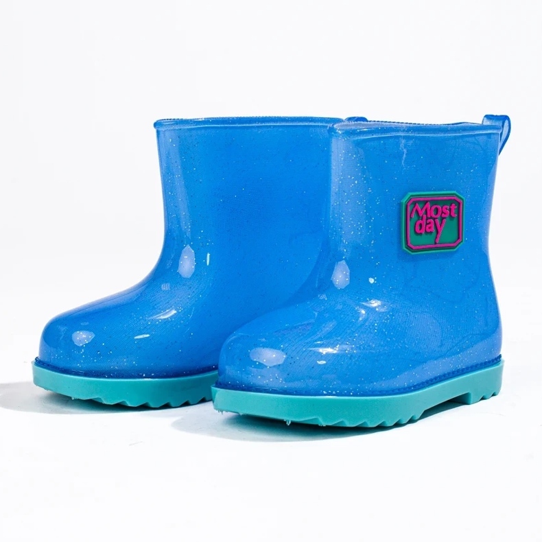 Botas Wellington azuis para menino azul 2