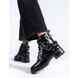 Botas de trabalho pretas preto 1