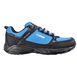 Tênis de trekking para homem DK azul preto 1