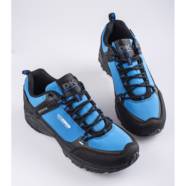 Tênis de trekking para homem DK azul preto 2