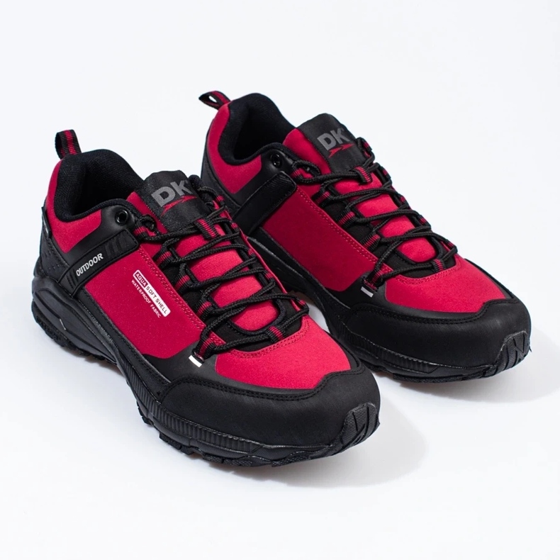 Sapatos de trekking para homem DK Borgonha vermelho 2