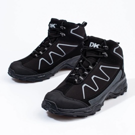 Sapatos de trekking para homem com atacadores DK preto 2