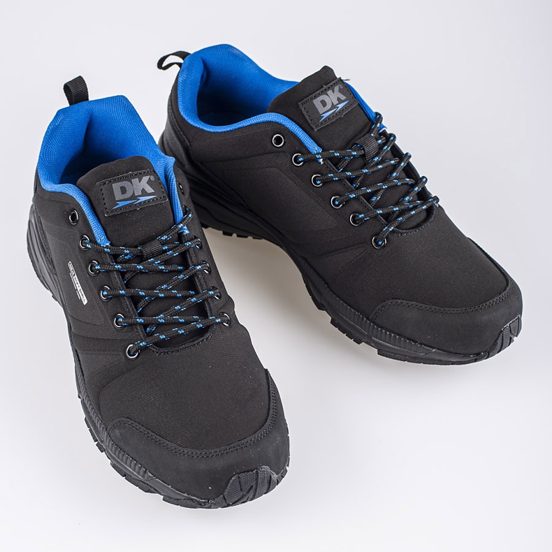 Tênis de trekking masculino DK preto e azul 2