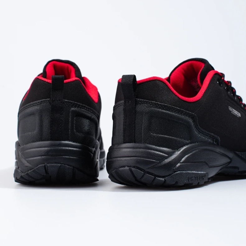 Tênis de trekking para homem DK preto e vermelho 1