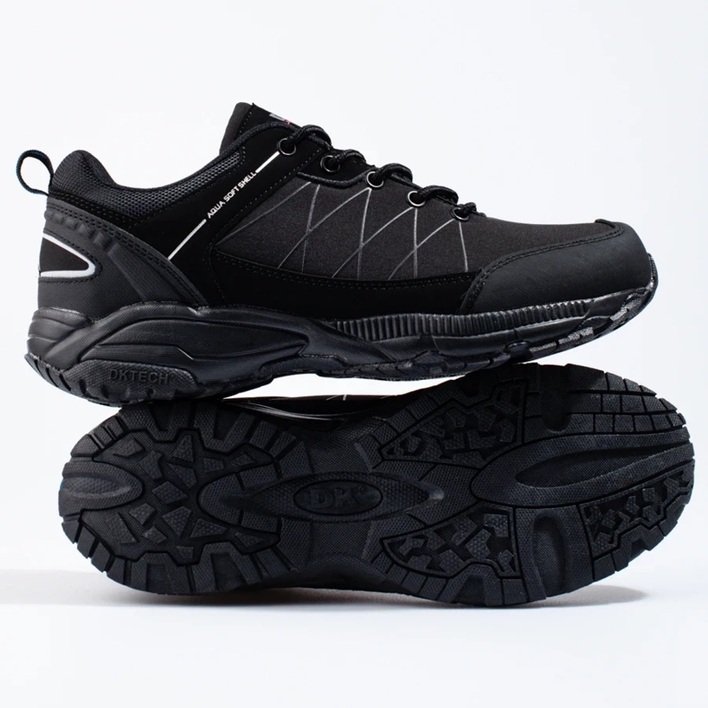 DK sapatos de trekking pretos para homem 2