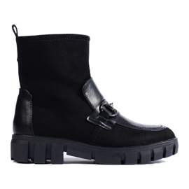 Botas pretas de mulher Vinceza preto 2