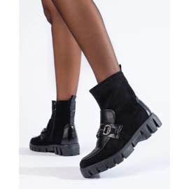 Botas pretas de mulher Vinceza preto 1