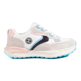 Tênis feminino Big Star KK274097 bege 2