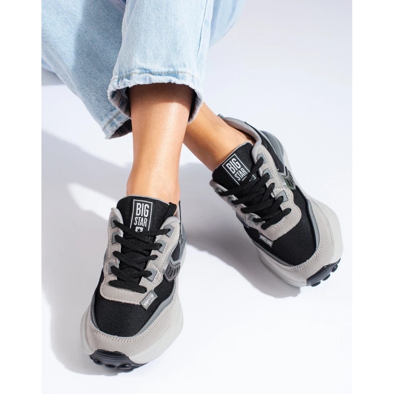 Tênis feminino Big Star KK274100 preto 1