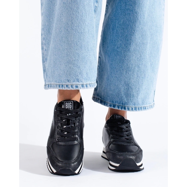 Tênis feminino Big Star KK274438 preto 1