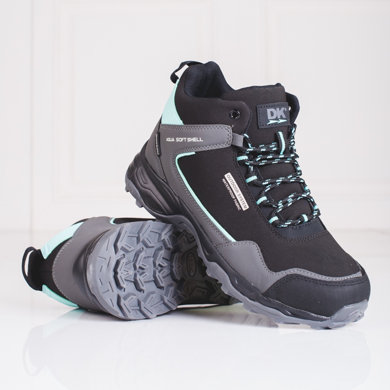 Sapatos de trekking de homem DK com protetor preto 2