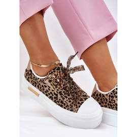 Tênis femininos com amarelo decorativo preto e bege 2