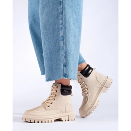 Botas femininas bege 2