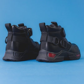 Botas de meninos negros preto 1